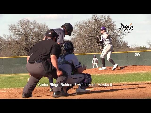 Hendrickson Hawks and Cedar Ridge Raider