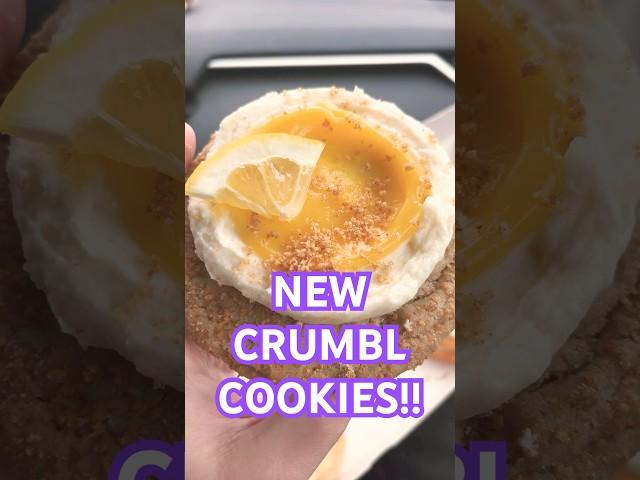 NEW Crumbl Cookies AMAZING  #food #shorts