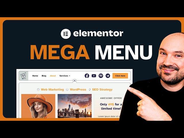 Elementor Mega Menu Tutorial | Without Plugin  Just Elementor PRO