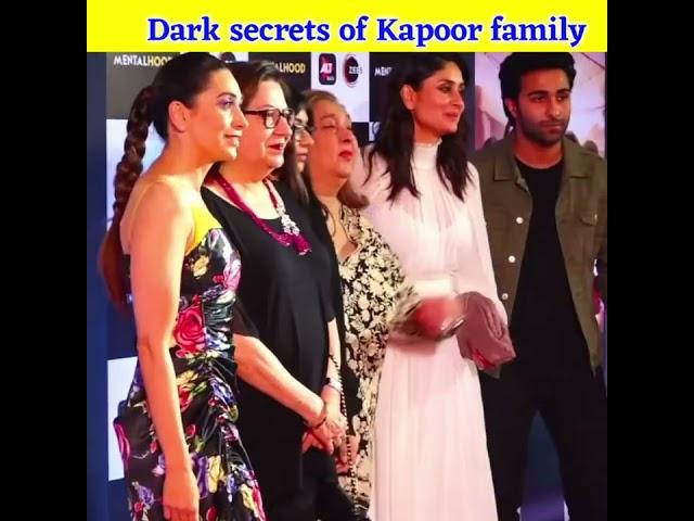 5 Dark secrets of Kapoor family....