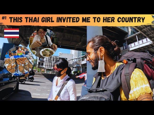 This Thai Girl Invited me to her Country  | Thailand Visa On Arrival (VOA) 2024 | Silom, Thailand