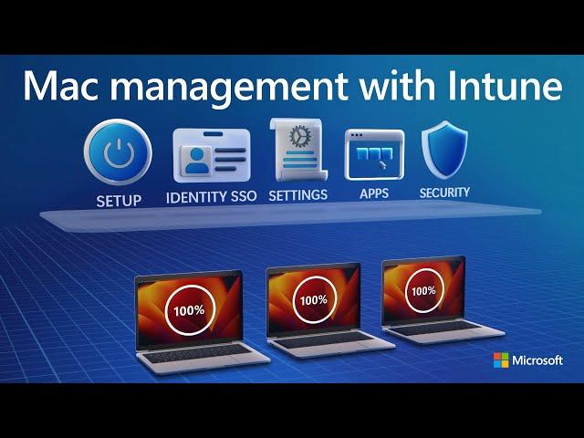 macOS management with Microsoft Intune | Deployment, single sign-on, settings, apps & DDM