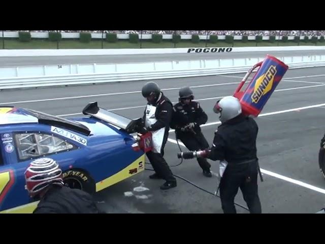 Joe Nemechek 2009 Pocono Pit Stop