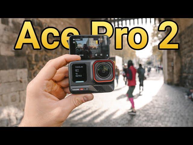 Insta360 Ace Pro 2 - 8K Video, 50MP Fotos, Purevideo, Dashcam 