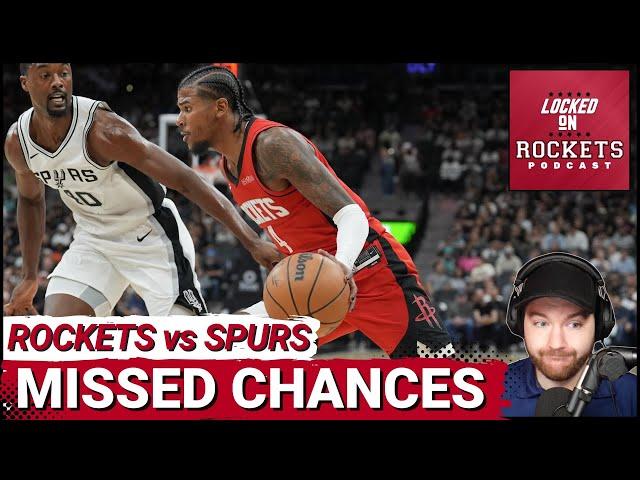 Despite Jalen Green's Impressive Play Houston Rockets Comeback Vs San Antonio Spurs Falls Short