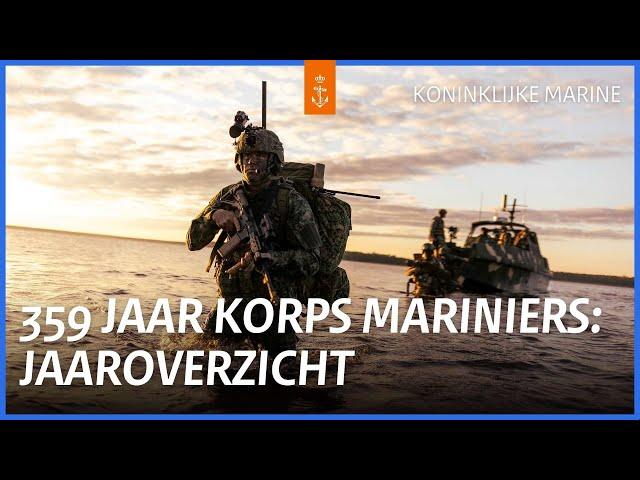 359 jaar Korps Mariniers: een blik op 2024 | Koninklijke Marine