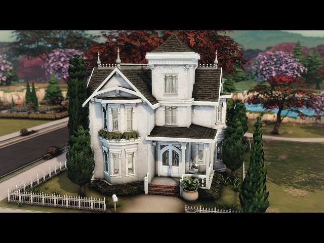 Bonehilda's Victorian Home | The Sims 4 | Stop Motion Build [no CC]