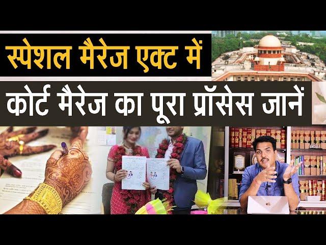 What is special marriage act and complete court marriage procedure under SMA