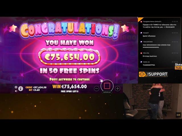 SONOFZEUS MASSIVE SLOTS WIN ΣΤΟ SUGAR RUSH 1000 - ΦΑΡΑΩ ΤΕΡΑΣΤΙΟ WIN ΣΤΑ ΦΡΟΥΤΑΚΙΑ (75.000€)