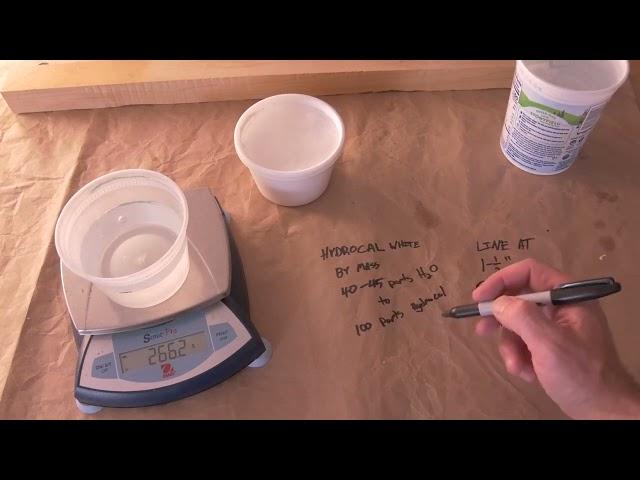 Making Challenge Tutorial Video: Plaster Mixing