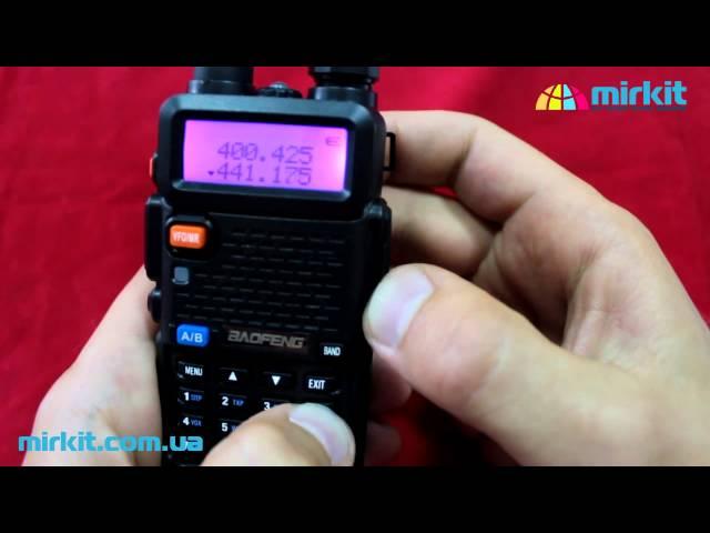 Видео инструкция (настройка) рации Baofeng (Pofung) UV-5R