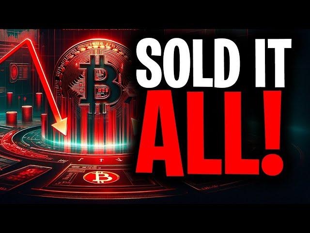 I SOLD all my CRYPTO, here’s why!