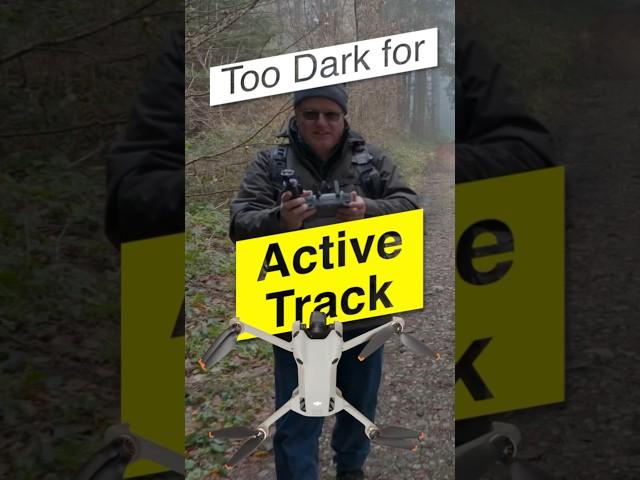 Beat the Dark: DJI Mini 4 Pro Active Track Fix! #dronetech #dji #djimini4pro