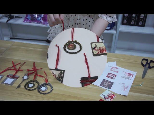 2021 Newest Sublimation Blank Christmas Ornaments