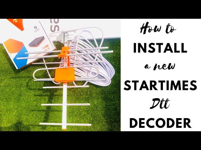 How to set up the latest Startimes DTT decoder