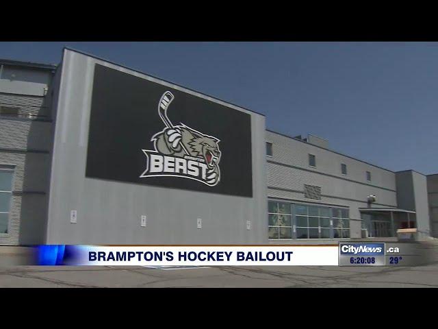 Anger over taxpayer bailout of Brampton pro hockey team