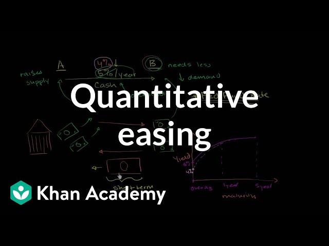 Quantitative easing | Money, banking and central banks  | Finance & Capital Markets | Khan Academy