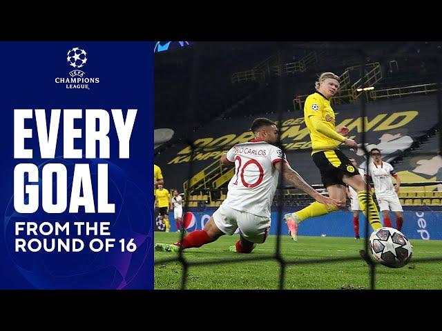 EVERY GOAL from the Round of 16 | UCL on CBS Sports