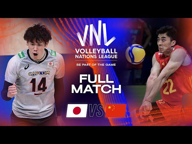  JPN vs.  CHN - Full Match | Men's VNL 2023