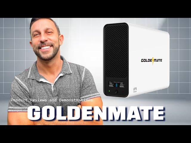 GOLDENMATE UPS Battery Backup and Surge Protector