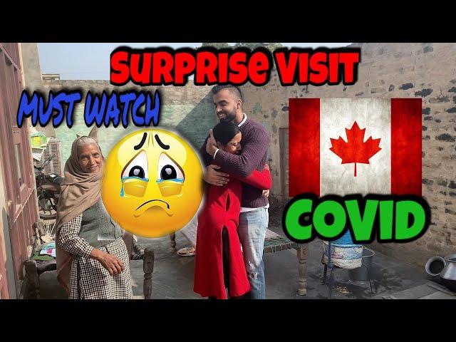 Surprise Visit After 4 Years || Very Emotional Moment, Canada  to India 