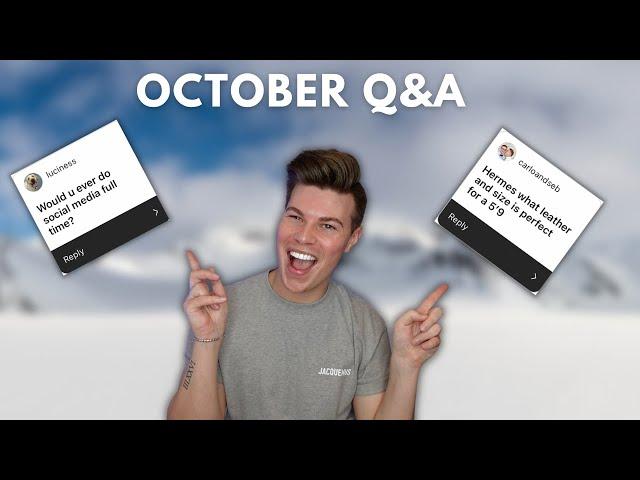  OCTOBER Q&A  