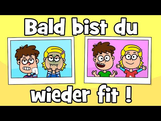   Kinderlied Gute Besserung - Bald bist du wieder fit - Gesund werden - Hurra Kinderlieder