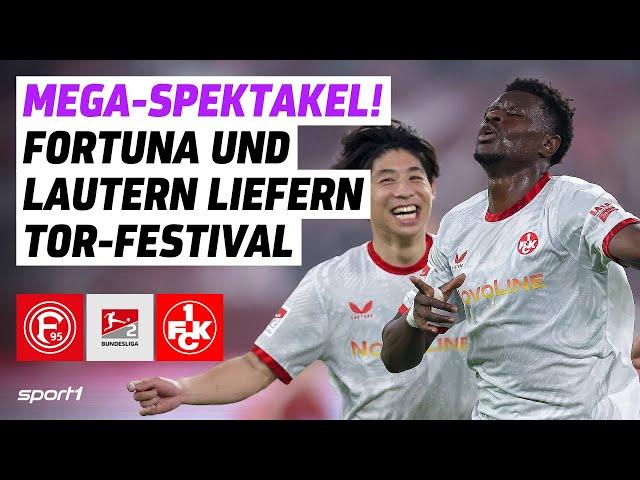 Fortuna Düsseldorf - 1. FC Kaiserslautern | 2. Bundesliga Tore und Highlights 10. Spieltag