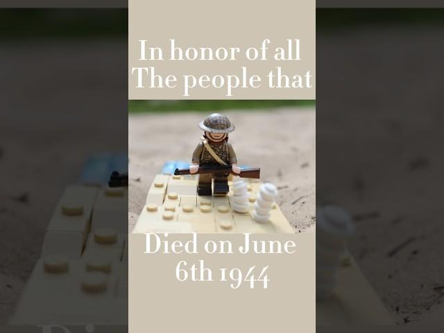 Normandy landings June 6th 1944 #lego #legoww2 #history #army #moc #military #fyp #dday80