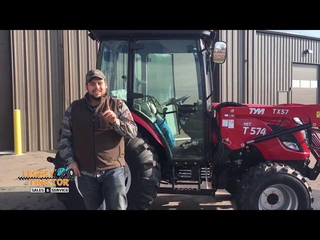 2019 New TYM T574HST Compact Tractor w/ Cab 