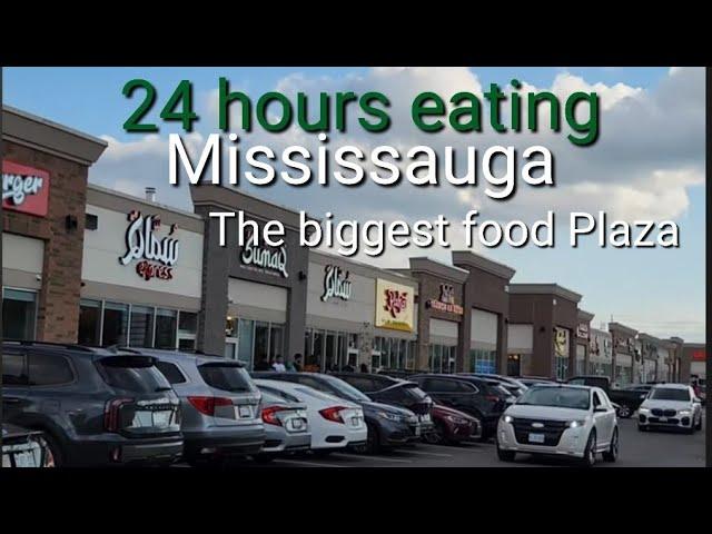 The biggest food Plaza in Mississauga! 24-hour Open. Ridgeway Plaza in Mississauga Ontario, Canada