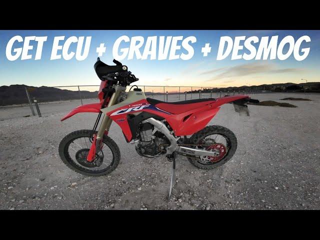 Honda CRF 450 RL First Impressions | The GET ECU + Graves Exhaust + smog delete