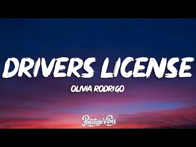 Olivia Rodrigo - drivers license (Clean-Lyrics)