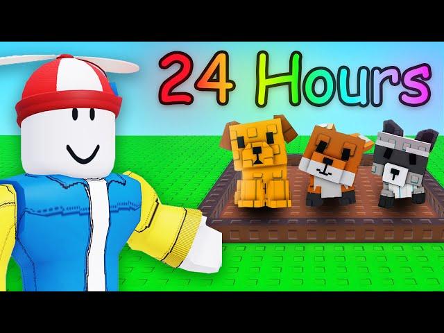 Only USING Seeds my OP Pets Find for 24 Hours in Grow a Garden