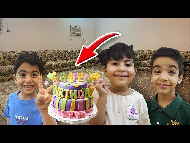 كعكة العيد عائلة ميرو !! شفا و لولو