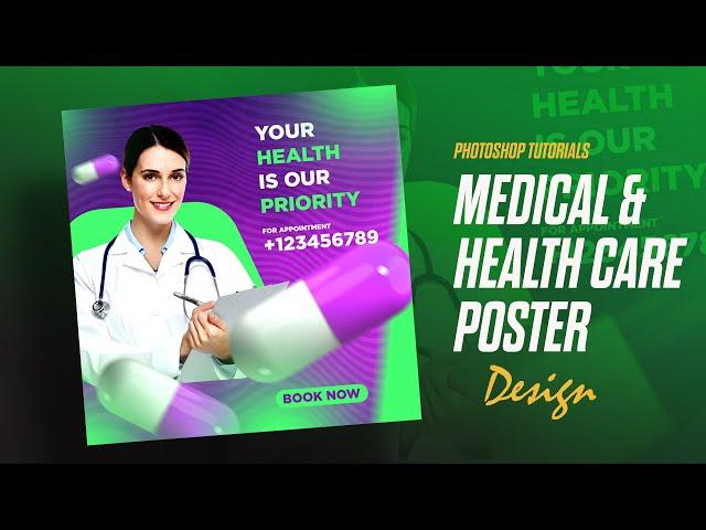 Medical and Health Care Poster Design for Beginners