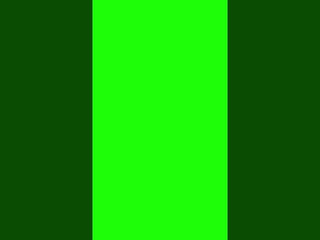 green screen flash