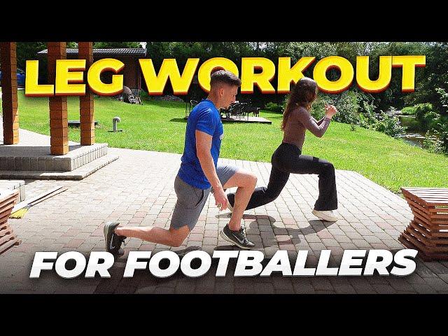 7 Minute Bodyweight Leg Workout for Footballers (Follow Along)