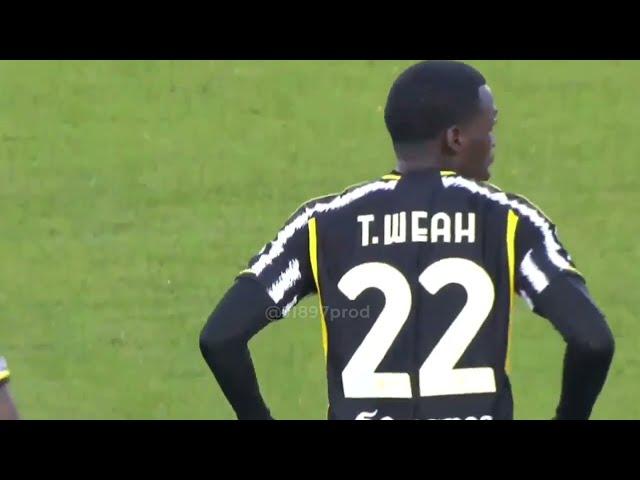 Timothy Weah Juventus DEBUT vs Milan | Juventus 6-5 Milan (28/07/2023)