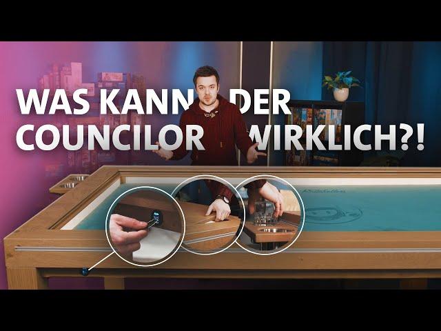 Der ultimative Brettspieltisch? Daniels Review zum Councilor von Rathskellers | DE/EN