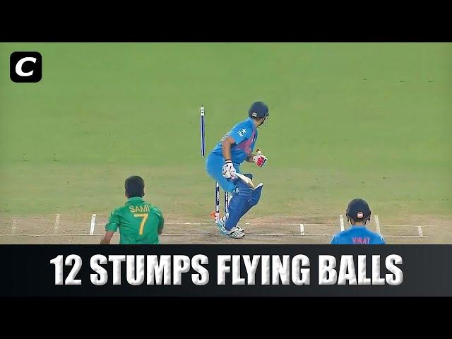 12 Stumps Flying Crazy Deliveries In Cricket