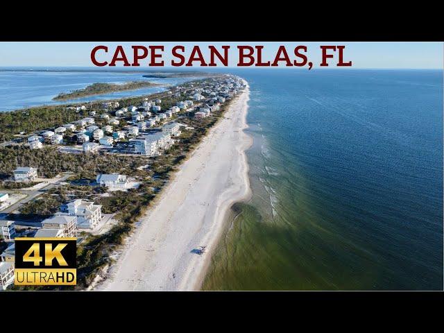 Cape San Blas and Port St. Joe Florida Aerial Drone Footage Forgotten Coast Gulf County.