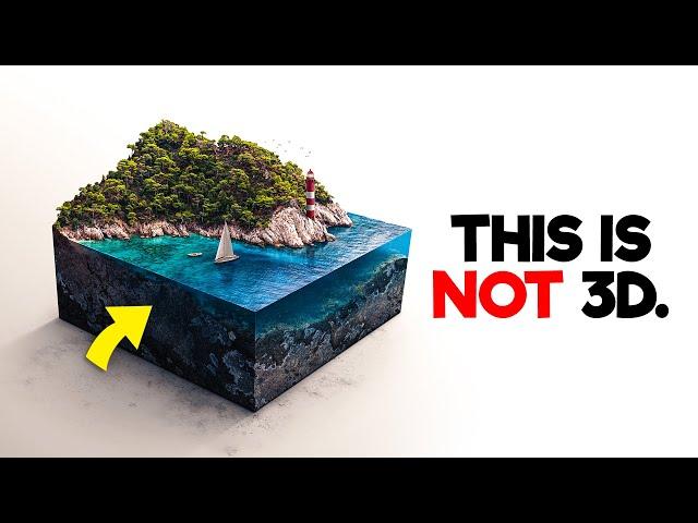 This is NOT 3D SOFTWARE? | How I Create ''Microworlds''