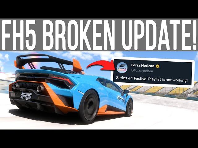 Forza Horizon 5 is Currently Broken in the Latest Update...