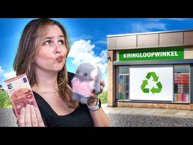 KNUFFEL MAKEN met KRINGLOOPWINKEL SPULLEN! - Challenge