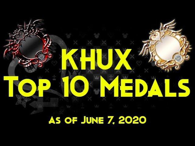 KHUX - Top 10 Best Medals as of June 7, 2020