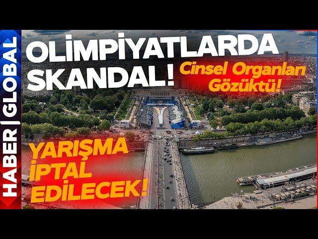 Fransa'da Olimpiyatlarda Skandal! Yarışma İptal Edilebilir! Cinsel Organları Gözüktü!