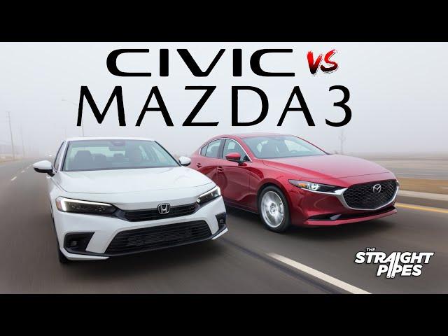 2024 Honda Civic vs Mazda3 - Best Car for $30,000?