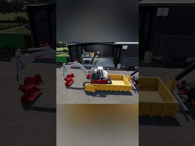 Takeuchi TB 290 for public works simulation #fs22 #publicworks #ls22mods #fs22mods #fs22 #ls22