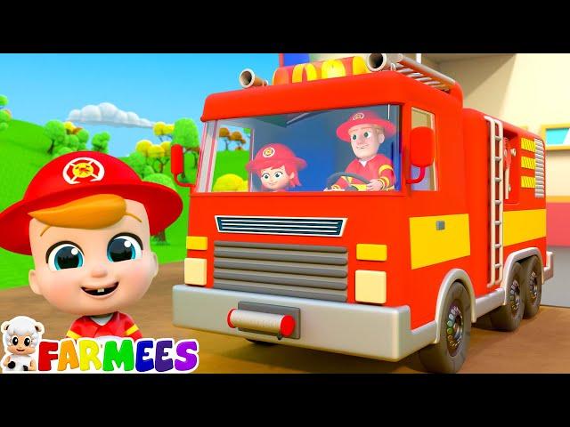 Wheels on the Firetruck + More Nursery Rhymes & Toddlers Songs by Farmees